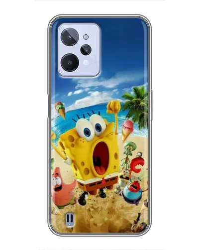 Чехол для Realme C31 с картинкой «Развлечения на пляже»