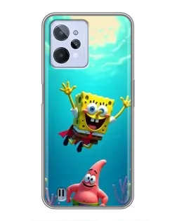 Чехол для Realme C31 с картинкой «Спанч Боб под водой» Чехол для Realme C31 с картинкой «Спанч Боб под водой»