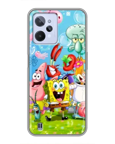 Чехол для Realme C31 с картинкой «Губка Боб и друзья» Чехол для Realme C31 с картинкой «Губка Боб и друзья»