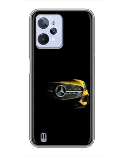 Чехол для Realme C31 с картинкой «Mercedes — ретро стиль»