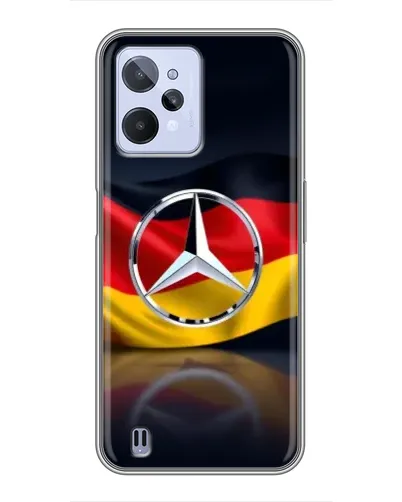 Чехол для Realme C31 с картинкой «Mercedes — флаг Германии» Чехол для Realme C31 с картинкой «Mercedes — флаг Германии»