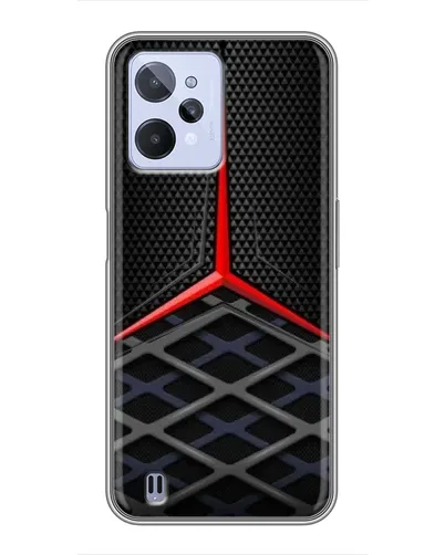 Чехол для Realme C31 с картинкой «Mercedes Carbon Grid» Чехол для Realme C31 с картинкой «Mercedes Carbon Grid»