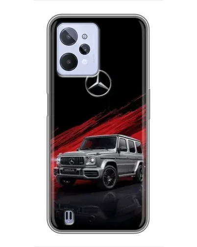 Чехол для Realme C31 с картинкой «Mercedes G-Class красный» Чехол для Realme C31 с картинкой «Mercedes G-Class красный»