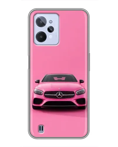 Чехол для Realme C31 с картинкой «Розовый Mercedes AMG» Чехол для Realme C31 с картинкой «Розовый Mercedes AMG»