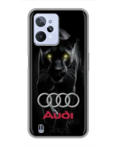 Чехол для Realme C31 с картинкой «Пантера и Audi» Чехол для Realme C31 с картинкой «Пантера и Audi»