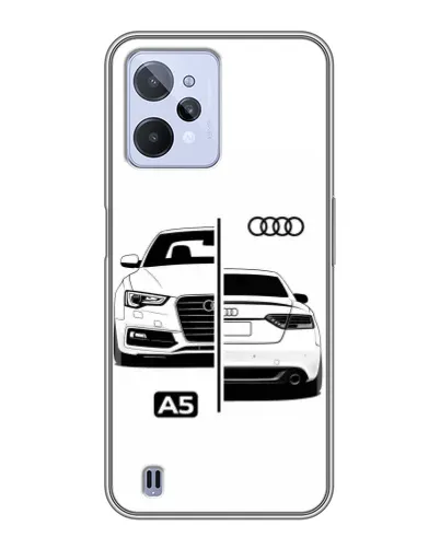 Чехол для Realme C31 с картинкой «Audi — контрастный дизайн» Чехол для Realme C31 с картинкой «Audi — контрастный дизайн»