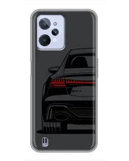 Чехол для Realme C31 с картинкой «Задняя часть Audi — арт»