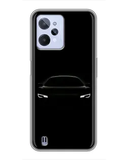Чехол для Realme C31 с картинкой «Взгляд Audi в темноте»