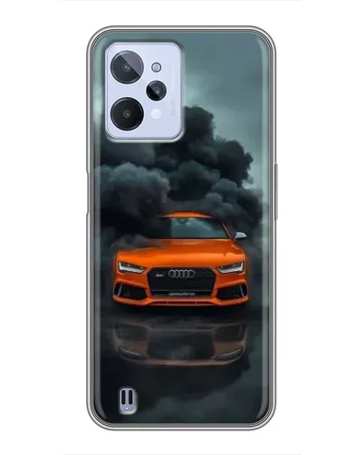 Чехол для Realme C31 с картинкой «Audi в облаках дыма» Чехол для Realme C31 с картинкой «Audi в облаках дыма»