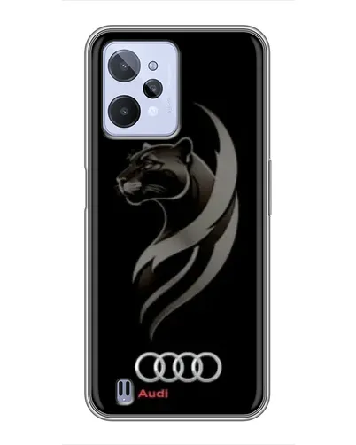 Чехол для Realme C31 с картинкой «Графика — пантера и Audi» Чехол для Realme C31 с картинкой «Графика — пантера и Audi»