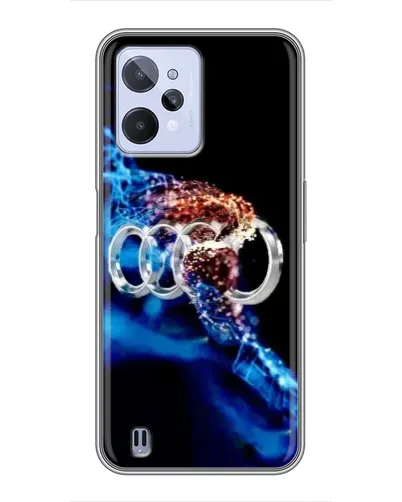 Чехол для Realme C31 с картинкой «Энергия лого Audi» Чехол для Realme C31 с картинкой «Энергия лого Audi»