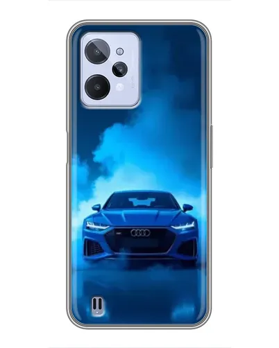 Чехол для Realme C31 с картинкой «Audi — голубая энергия» Чехол для Realme C31 с картинкой «Audi — голубая энергия»