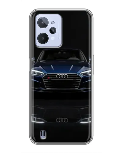 Чехол для Realme C31 с картинкой «Audi — ночное отражение» Чехол для Realme C31 с картинкой «Audi — ночное отражение»