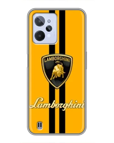 Чехол для Realme C31 с картинкой «Lamborghini Stripe желтый» Чехол для Realme C31 с картинкой «Lamborghini Stripe желтый»
