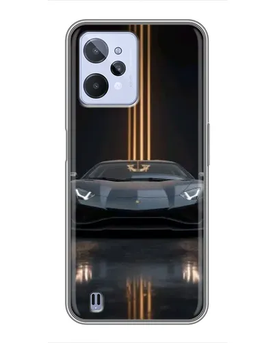 Чехол для Realme C31 с картинкой «Lamborghini золотые линии» Чехол для Realme C31 с картинкой «Lamborghini золотые линии»