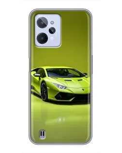 Чехол для Realme C31 с картинкой «Салатовый Lamborghini Huracan» Чехол для Realme C31 с картинкой «Салатовый Lamborghini Huracan»