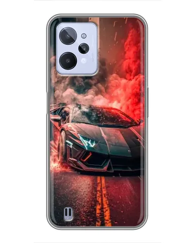 Чехол для Realme C31 с картинкой «Lamborghini красный дым» Чехол для Realme C31 с картинкой «Lamborghini красный дым»