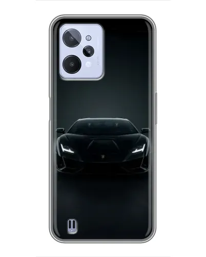 Чехол для Realme C31 с картинкой «Черный Lamborghini Aventador» Чехол для Realme C31 с картинкой «Черный Lamborghini Aventador»