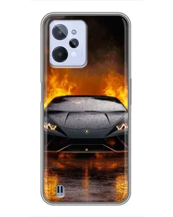 Чехол для Realme C31 с картинкой «Lamborghini в огне» Чехол для Realme C31 с картинкой «Lamborghini в огне»