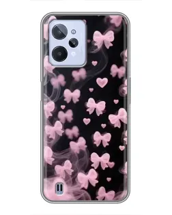 Чехол для Realme C31 с картинкой «Неоновое кружево»