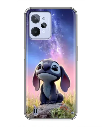 Чехол для Realme C31 с картинкой «Стич на рассвете»