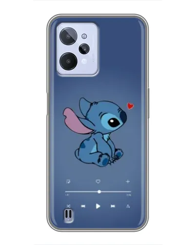 Чехол для Realme C31 с картинкой «Музыкальный Stitch»