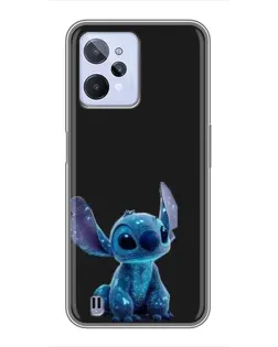 Чохол для Realme C31 з картинкою «Стіч на чорному»