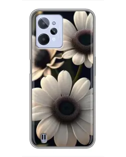 Чехол для Realme C31 с картинкой «Белые маргаритки макро» Чехол для Realme C31 с картинкой «Белые маргаритки макро»