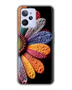 Чехол для Realme C31 с картинкой «Радужный цветок» Чехол для Realme C31 с картинкой «Радужный цветок»