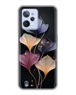 Чехол для Realme C31 с картинкой «Лиловые цветы грации» Чехол для Realme C31 с картинкой «Лиловые цветы грации»