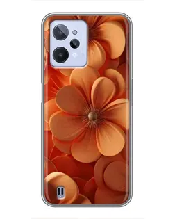 Чехол для Realme C31 с картинкой «Оранжевый макро цветок» Чехол для Realme C31 с картинкой «Оранжевый макро цветок»