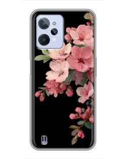 Чехол для Realme C31 с картинкой «Розовая ветка сакуры» Чехол для Realme C31 с картинкой «Розовая ветка сакуры»