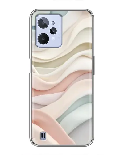 Чехол для Realme C31 с картинкой «Пастельные нежные волны» Чехол для Realme C31 с картинкой «Пастельные нежные волны»