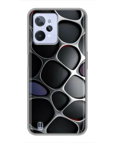 Чехол для Realme C31 с картинкой «Объемная темная решетка» Чехол для Realme C31 с картинкой «Объемная темная решетка»