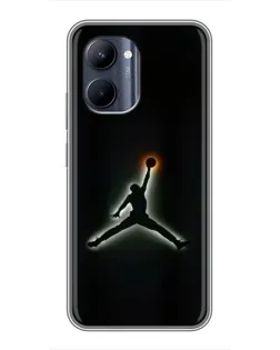 Чохол для Realme C33 з картинкою «Jordan Gradient Logo»