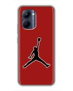Чохол для Realme C33 з картинкою «Jordan Red Back»