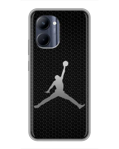 Чохол для Realme C33 з картинкою «Jordan Dark Carbon» Чохол для Realme C33 з картинкою «Jordan Dark Carbon»