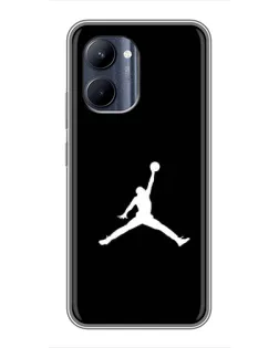 Чохол для Realme C33 з картинкою «Jordan Silhouette»