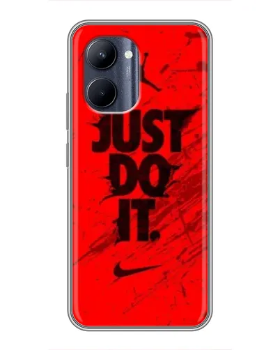Чохол для Realme C33 з картинкою «Nike Just Do It» Чохол для Realme C33 з картинкою «Nike Just Do It»