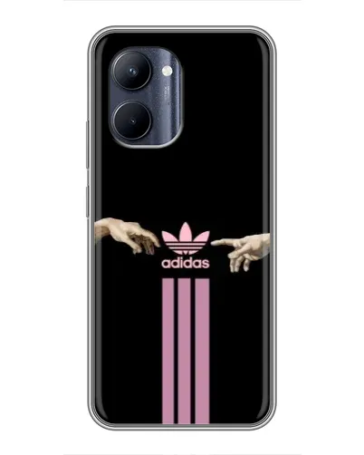 Чехол для Realme C33 с картинкой «Adidas Hands»