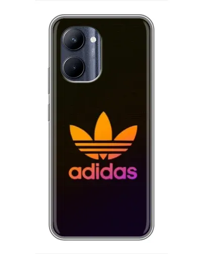 Чехол для Realme C33 с картинкой «Градиент Adidas»