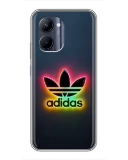 Чохол для Realme C33 з картинкою «Неоновий Adidas»