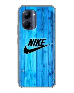 Чехол для Realme C33 с картинкой «Голубое дерево Nike» Чехол для Realme C33 с картинкой «Голубое дерево Nike»