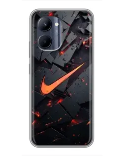 Чехол для Realme C33 с картинкой «Nike — эффект разломов» Чехол для Realme C33 с картинкой «Nike — эффект разломов»