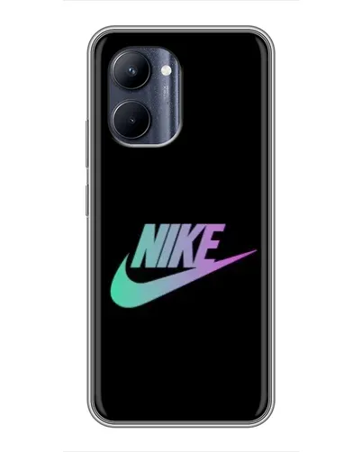 Чехол для Realme C33 с картинкой «Nike — городская ночь»