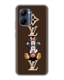 Чехол для Realme C33 с картинкой «LV и Микки Маус» Чехол для Realme C33 с картинкой «LV и Микки Маус»