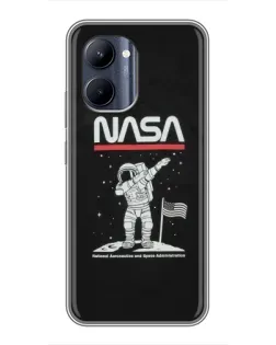 Чохол для Realme C33 з картинкою «NASA — крокуємо по Місяцю» Чохол для Realme C33 з картинкою «NASA — крокуємо по Місяцю»