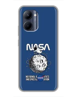 Чохол для Realme C33 з картинкою «NASA — місячна місія» Чохол для Realme C33 з картинкою «NASA — місячна місія»