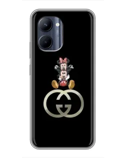 Чохол для Realme C33 з картинкою «Мінні Маус на лого»