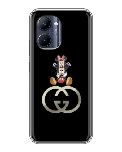 Чохол для Realme C33 з картинкою «Мінні Маус на лого» Чохол для Realme C33 з картинкою «Мінні Маус на лого»
